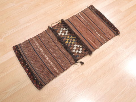 Baluch Brown Hand Woven 19 X 44 Area Rug 100-110967 Image 2