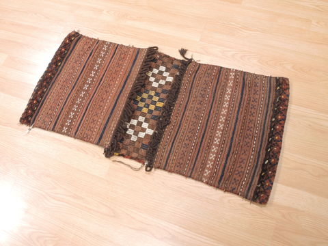 Baluch Brown Hand Woven 19 X 44 Area Rug 100-110967 Image 3