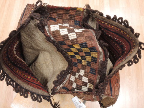 Baluch Brown Hand Woven 19 X 44 Area Rug 100-110967 Image 5