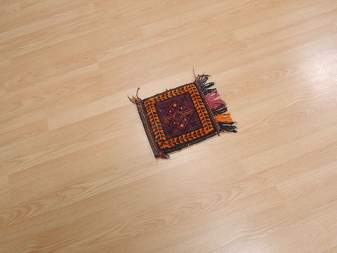 Baluch Purple Square Hand Knotted 10 X 10 Area Rug 100-110969 Image 2