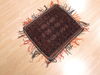Baluch Red Square Hand Knotted 110 X 22 Area Rug 100-110970 Thumb 1