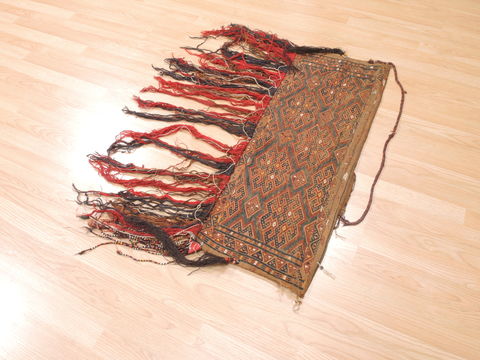 Baluch Blue Runner Hand Woven 14 X 33 Area Rug 100-110971 Image 1