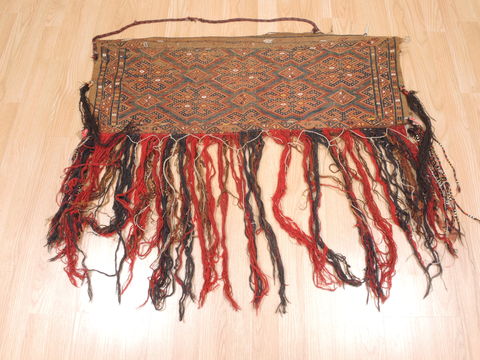 Baluch Blue Runner Hand Woven 14 X 33 Area Rug 100-110971 Image 3