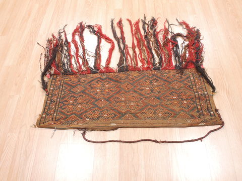 Baluch Blue Runner Hand Woven 14 X 33 Area Rug 100-110971 Image 5