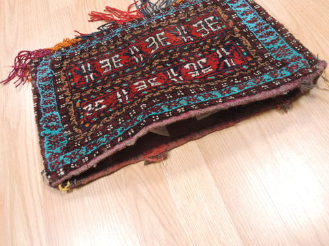 Baluch Red Hand Knotted 12 X 18 Area Rug 100-110974 Image 5