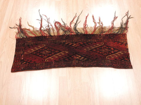 Baluch Red Square Hand Knotted 18 X 24 Area Rug 253-110976 Image 2