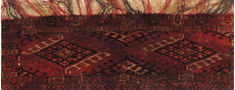 Baluch Red Square Hand Knotted 1'8" X 2'4"  Area Rug 253-110976