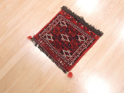 Afghan Baluch Red Square 2x3 ft Wool