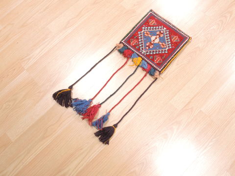 Baluch Red Hand Knotted 11 X 29 Area Rug 100-110980 Image 2