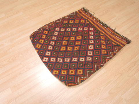 Turkman Red Runner Flat Woven 26 X 56 Area Rug 100-111004 Image 4