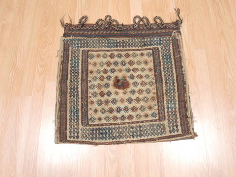 Baluch Beige Square Hand Woven 20 X 25 Area Rug 100-111010 Image 7