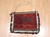 Baluch Red Square Hand Knotted 18 X 24 Area Rug 100-111011 Thumb 3