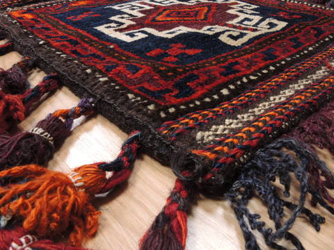 Baluch Blue Runner Hand Knotted 15 X 35 Area Rug 100-111013 Image 5