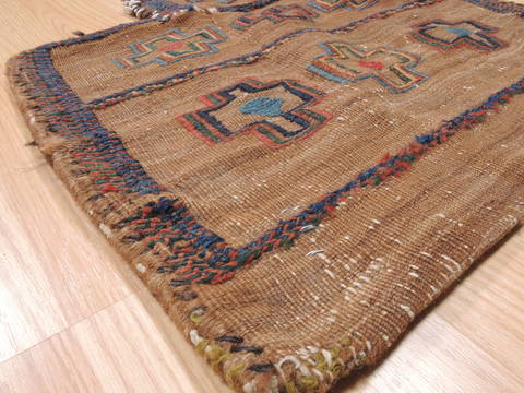 Baluch Brown Square Hand Woven 16 X 19 Area Rug 100-111017 Image 4