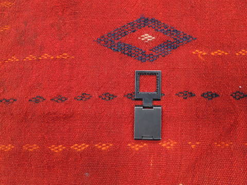 Baluch Red Square Hand Woven 18 X 22 Area Rug 100-111019 Image 6