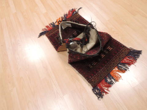Baluch Red Hand Knotted 19 X 44 Area Rug 100-111022 Image 7