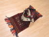 Baluch Red Hand Knotted 19 X 44  Area Rug 100-111022 Thumb 8