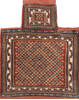 Baluch Red Square Hand Knotted 111 X 23  Area Rug 100-111024 Thumb 0