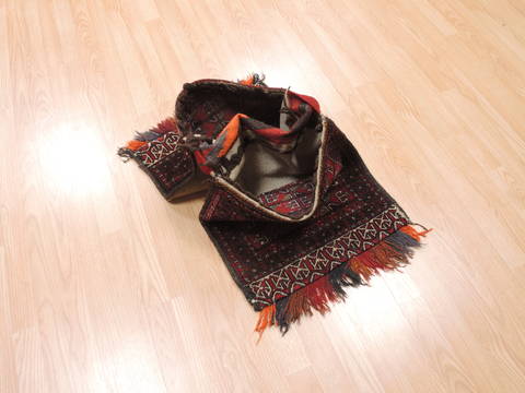 Baluch Red Hand Knotted 18 X 37 Area Rug 100-111025 Image 6