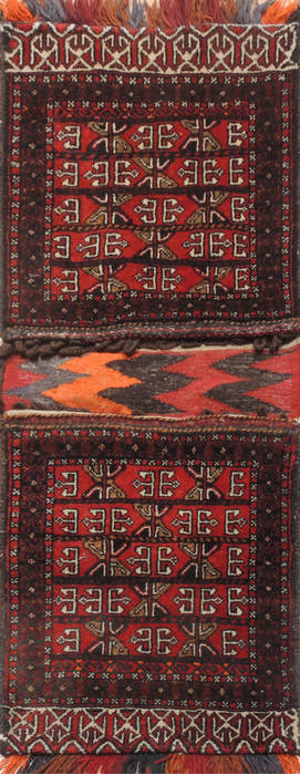 Baluch Red Hand Knotted 18 X 37 Area Rug 100-111025 Image 0