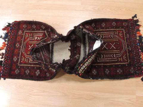 Baluch Red Hand Knotted 19 X 44 Area Rug 100-111026 Image 5