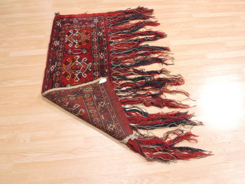 Baluch Red Hand Knotted 18 X 411 Area Rug 100-111027 Image 6
