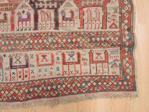 Baluch Red Hand Knotted 34 X 46 Area Rug 100-111031 Image 5