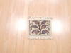Baluch White Square Hand Knotted 10 X 13  Area Rug 100-111033 Thumb 1