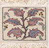 Kashan White Square Hand Knotted 10 X 13 Area Rug 100-111033 Thumb 0