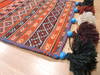 Baluch Orange Square Hand Woven 12 X 14 Area Rug 100-111034 Thumb 3