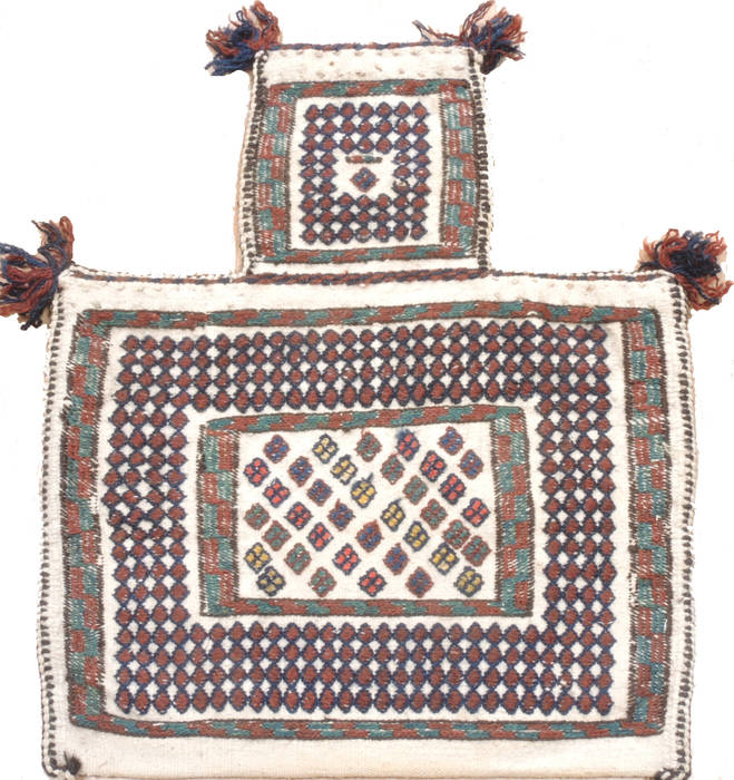 Baluch White Hand Woven 14 X 21 Area Rug 100-111035 Image 0