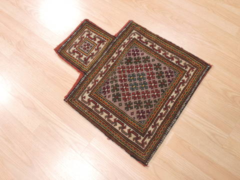 Baluch Purple Square Hand Knotted 111 X 23 Area Rug 100-111038 Image 3