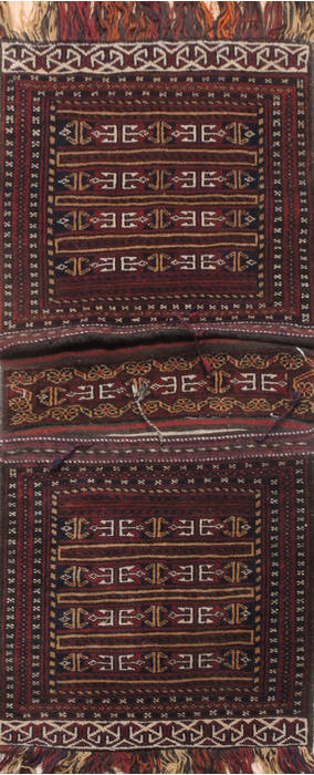 Baluch Red Hand Knotted 18 X 39 Area Rug 100-111040 Image 0