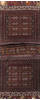 Baluch Red Hand Knotted 18 X 39 Area Rug 100-111040 Thumb 0