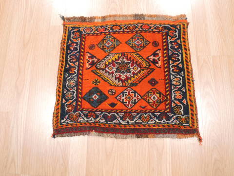 Baluch Orange Hand Knotted 14 X 20 Area Rug 100-111041 Image 1