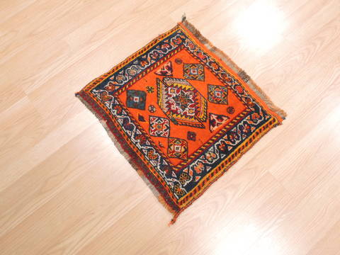 Baluch Orange Hand Knotted 14 X 20 Area Rug 100-111041 Image 2