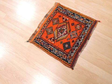 Baluch Orange Hand Knotted 14 X 20 Area Rug 100-111041 Image 3