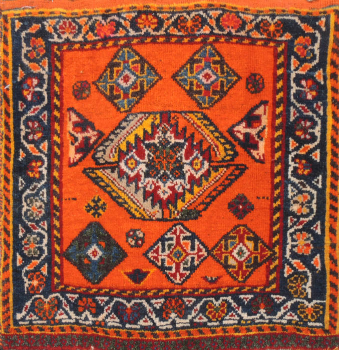 Baluch Orange Hand Knotted 14 X 20 Area Rug 100-111041 Image 0