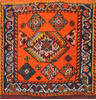 Baluch Orange Hand Knotted 14 X 20  Area Rug 100-111041 Thumb 0