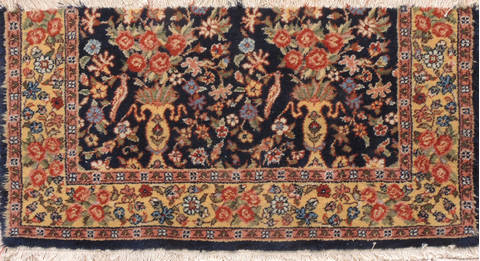 Baluch Blue Hand Knotted 16 X 30 Area Rug 100-111043 Image 0