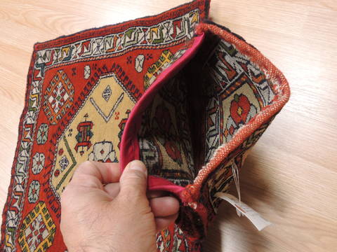 Baluch Red Square Hand Knotted 20 X 21 Area Rug 100-111044 Image 5