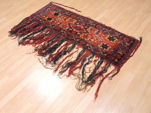 Baluch Red Hand Knotted 17 X 411 Area Rug 100-111046 Image 3