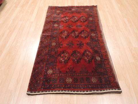Baluch Red Hand Knotted 30 X 56 Area Rug 100-111050 Image 1