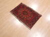 Baluch Red Square Hand Knotted 110 X 24  Area Rug 100-111059 Thumb 1