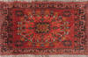 Baluch Red Square Hand Knotted 110 X 24  Area Rug 100-111059 Thumb 0