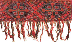 Pakistani Baluch Red Rectangle 3x5 ft Wool Carpet 111060
