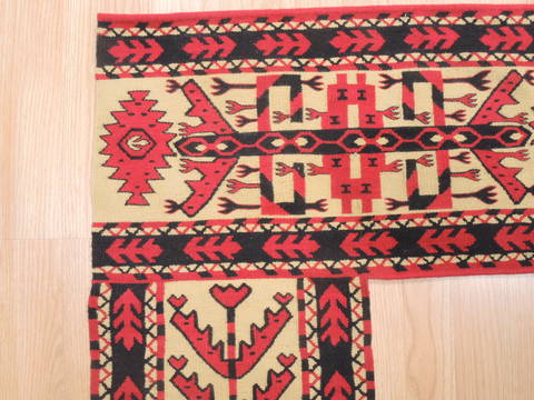 Kilim Red Runner Flat Woven 14 X 51 Area Rug 100-111061 Image 4