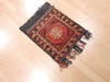 Baluch Red Square Hand Knotted 19 X 110  Area Rug 100-111066 Thumb 3