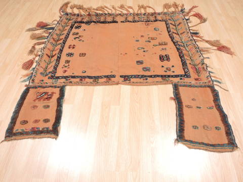 Baluch Beige Flat Woven 46 X 47 Area Rug 100-111073 Image 6