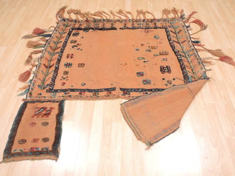 Baluch Beige Flat Woven 46 X 47 Area Rug 100-111073 Image 7